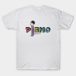 Pismo Beach Pez Moe Beach T-Shirt